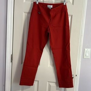 Petite Burnt Orange ankle pants